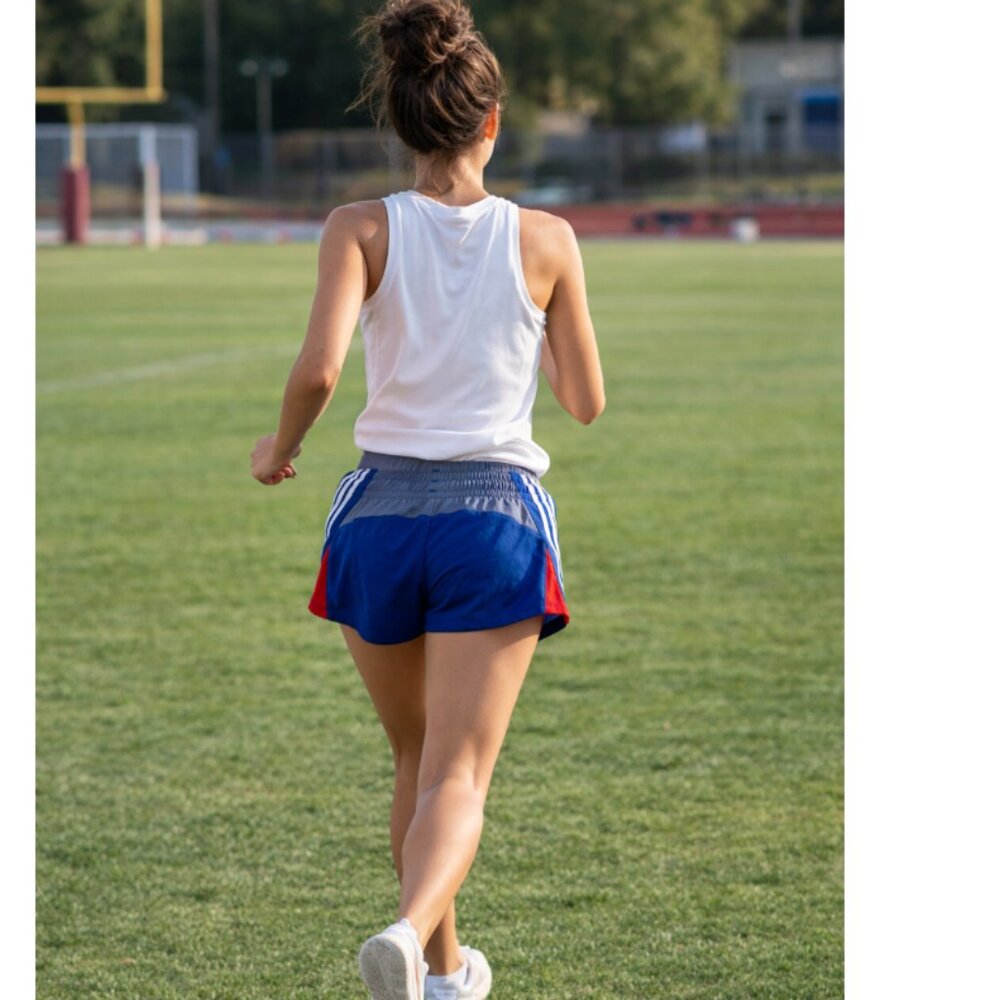 Adidas Shorts Size Medium Blue White Red